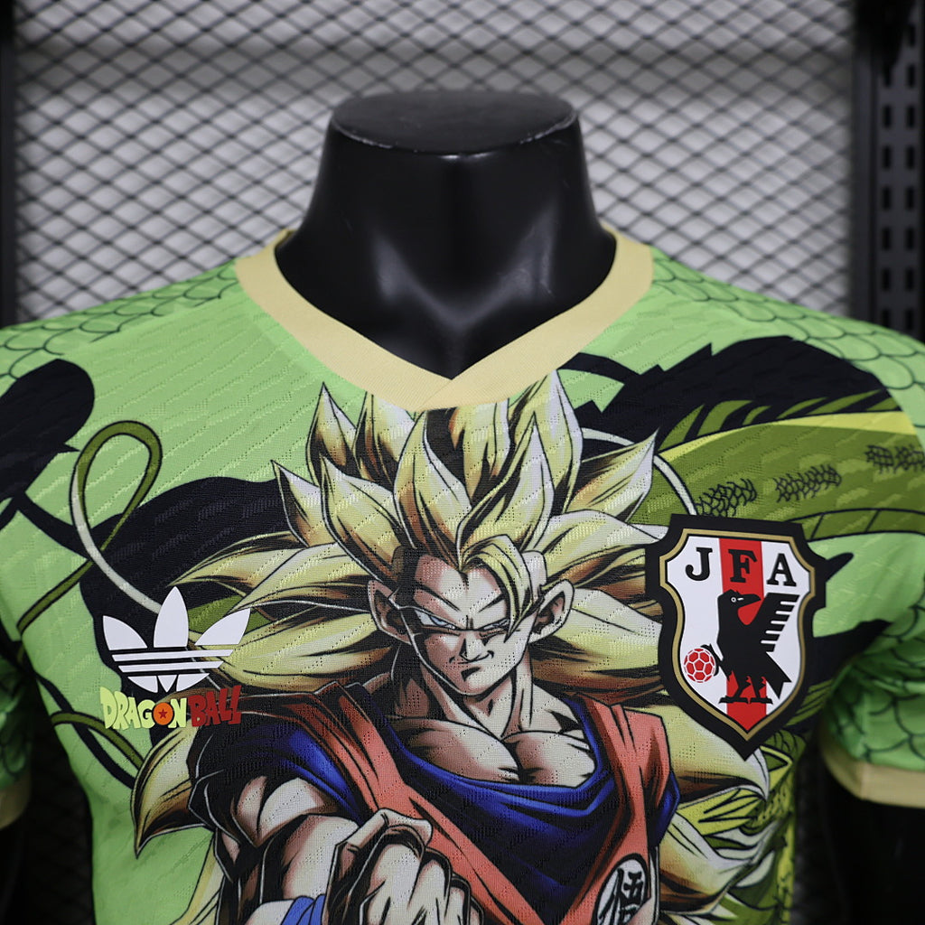 Camiseta Japón Verde y Negra Edición Especial 2024 Versión Jugador - espalda