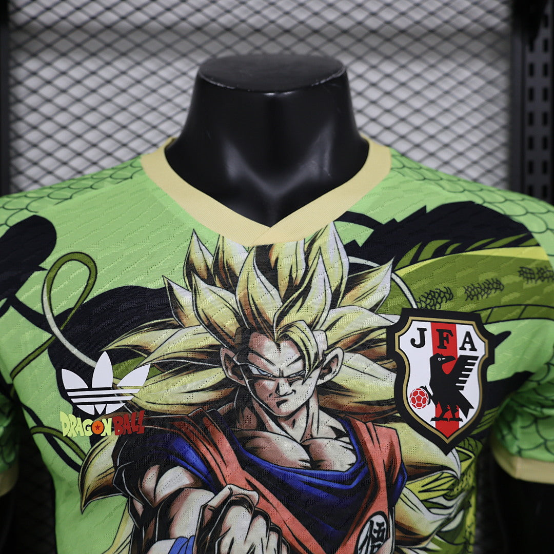 Camiseta Japón Verde y Negra Edición Especial 2024 Versión Jugador - espalda