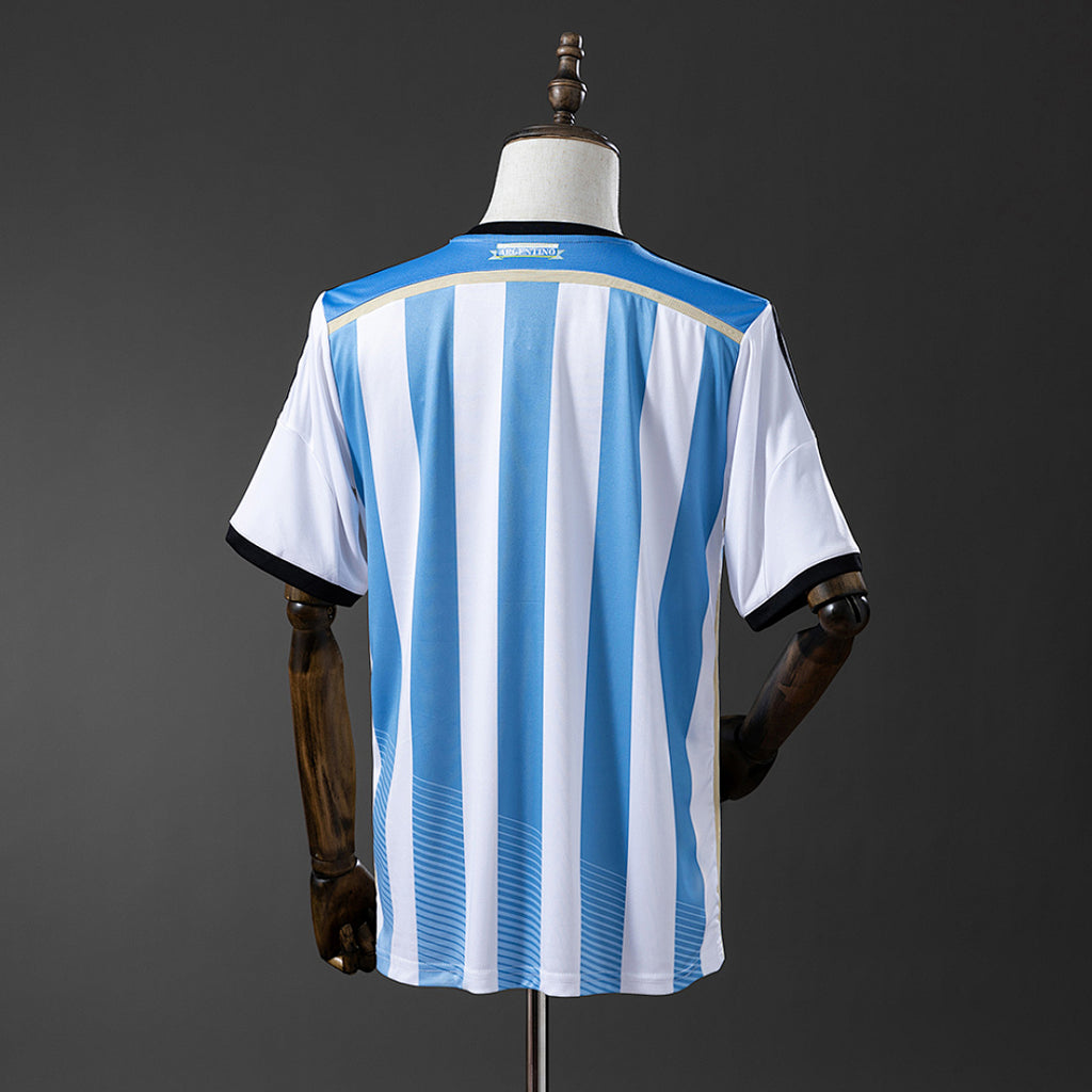 Camiseta Retro Argentina Local 2014 - espalda