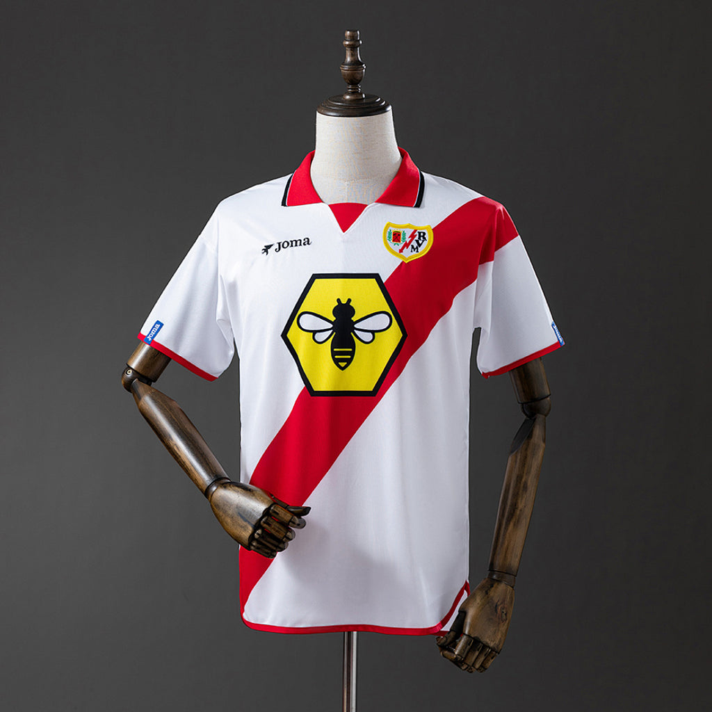 Camiseta Retro Rayo Vallecano Local 01/02 - frente