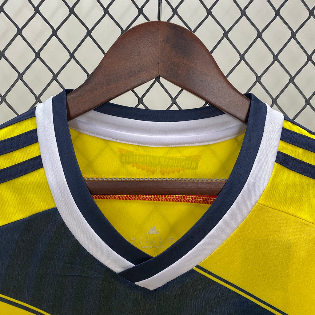 Camiseta Retro Colombia Local 2014 - espalda