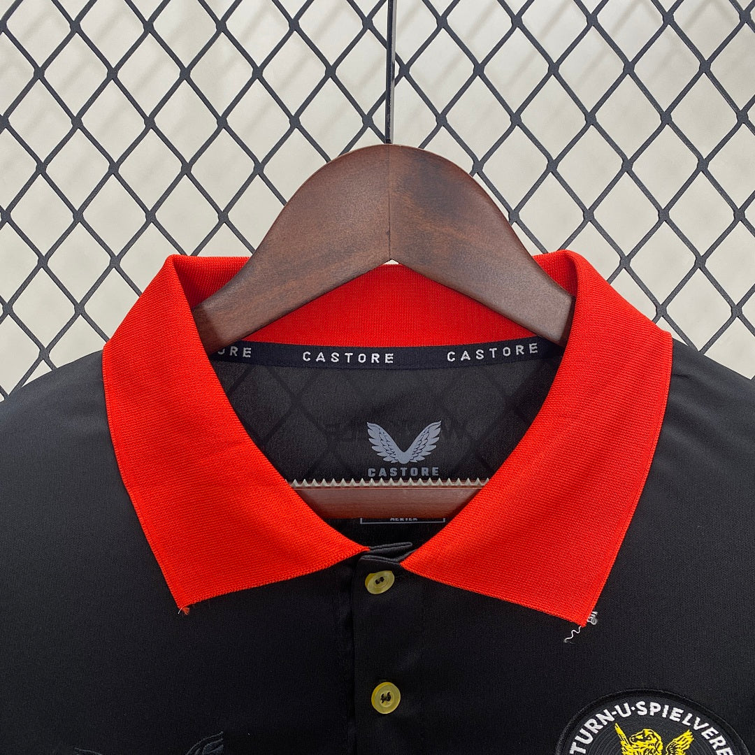 Camiseta Bayer Leverkusen Negra 2024/25 - espalda