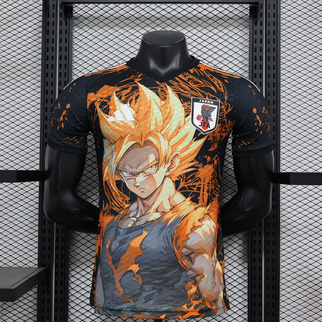 Camiseta Japón Negra y Gris Edición Especial 2024 Versión Jugador IV - frente
