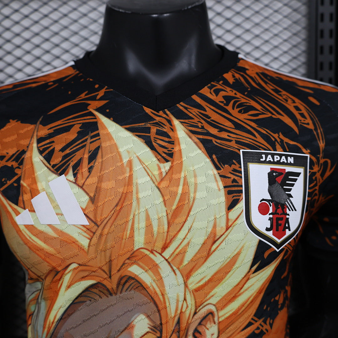 Camiseta Japón Dorada y Negra Edición Especial 2024 Versión Jugador II - espalda