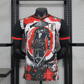 Camiseta Japón Negra y Gris Claro Edición Especial 2024 Versión Jugador V - frente