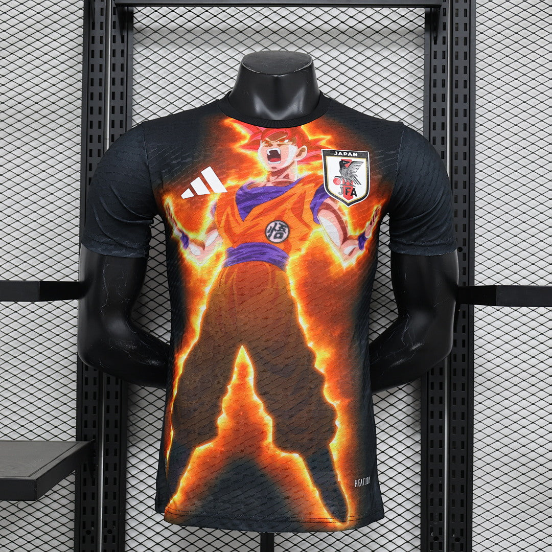 Camiseta Japón Negra y Café Edición Especial 2024 Versión Jugador - frente