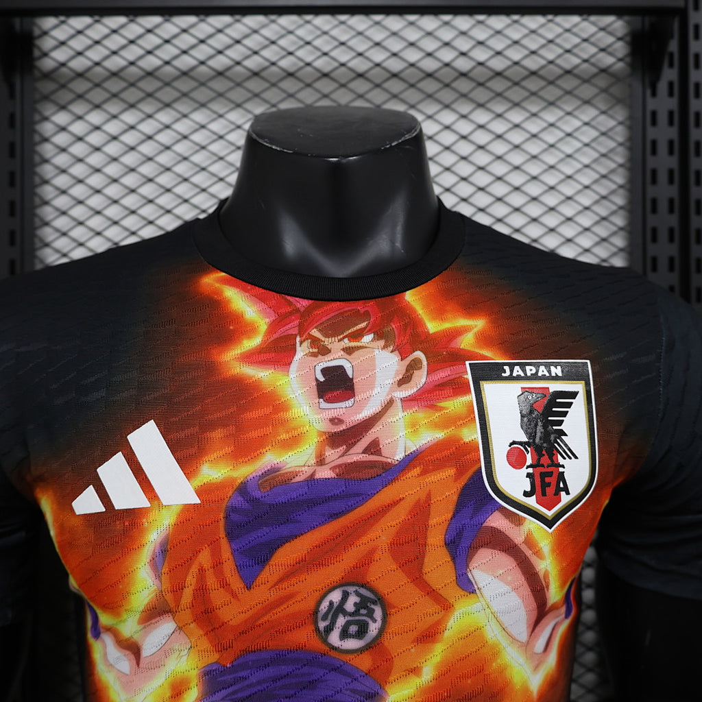 Camiseta Japón Dorada y Negra Edición Especial 2024 Versión Jugador III - espalda