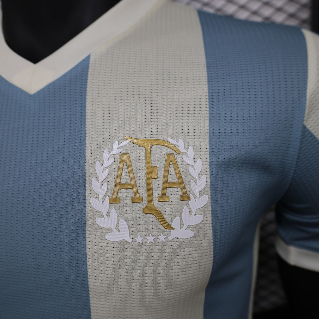 Camiseta Argentina Azul Edición Especial 2024 Versión Jugador - espalda