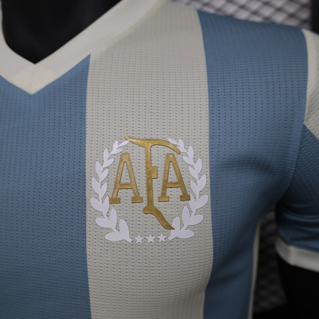 Camiseta Argentina Azul Edición Especial 2024 Versión Jugador - espalda