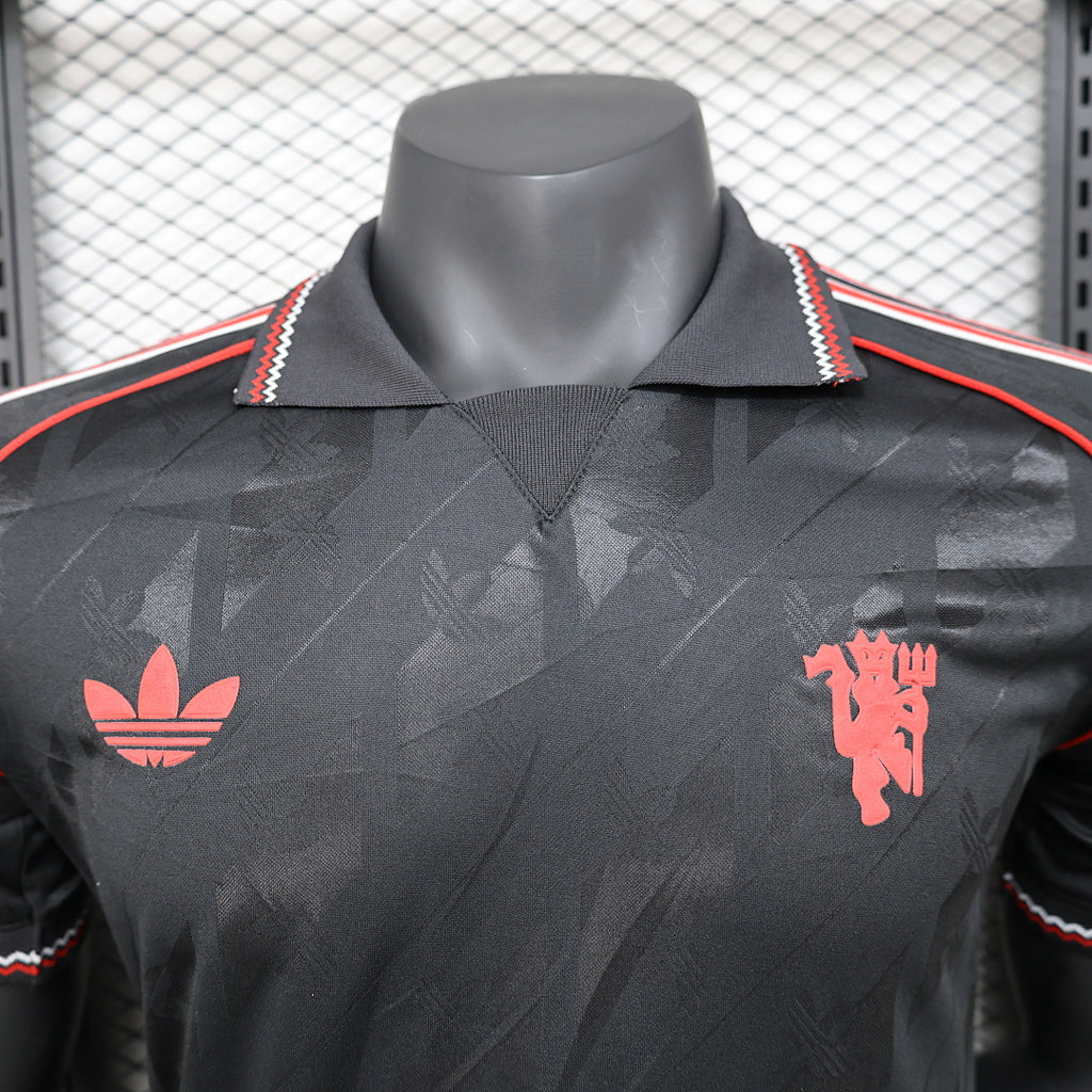 Camiseta Manchester United Gris Edición Especial 2024/25 Versión Jugador - espalda