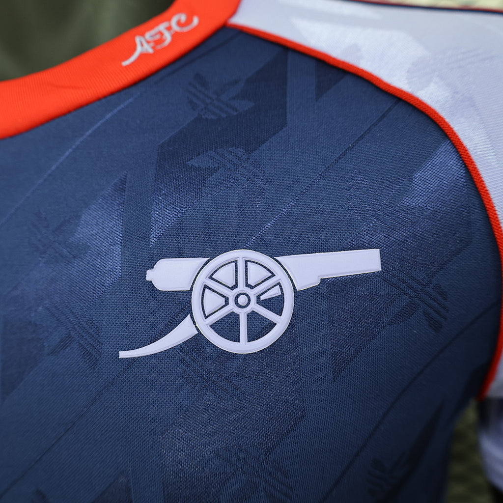 Camiseta Arsenal Azul Marino y Azul Edición Especial 2024/25 Versión Jugador - espalda