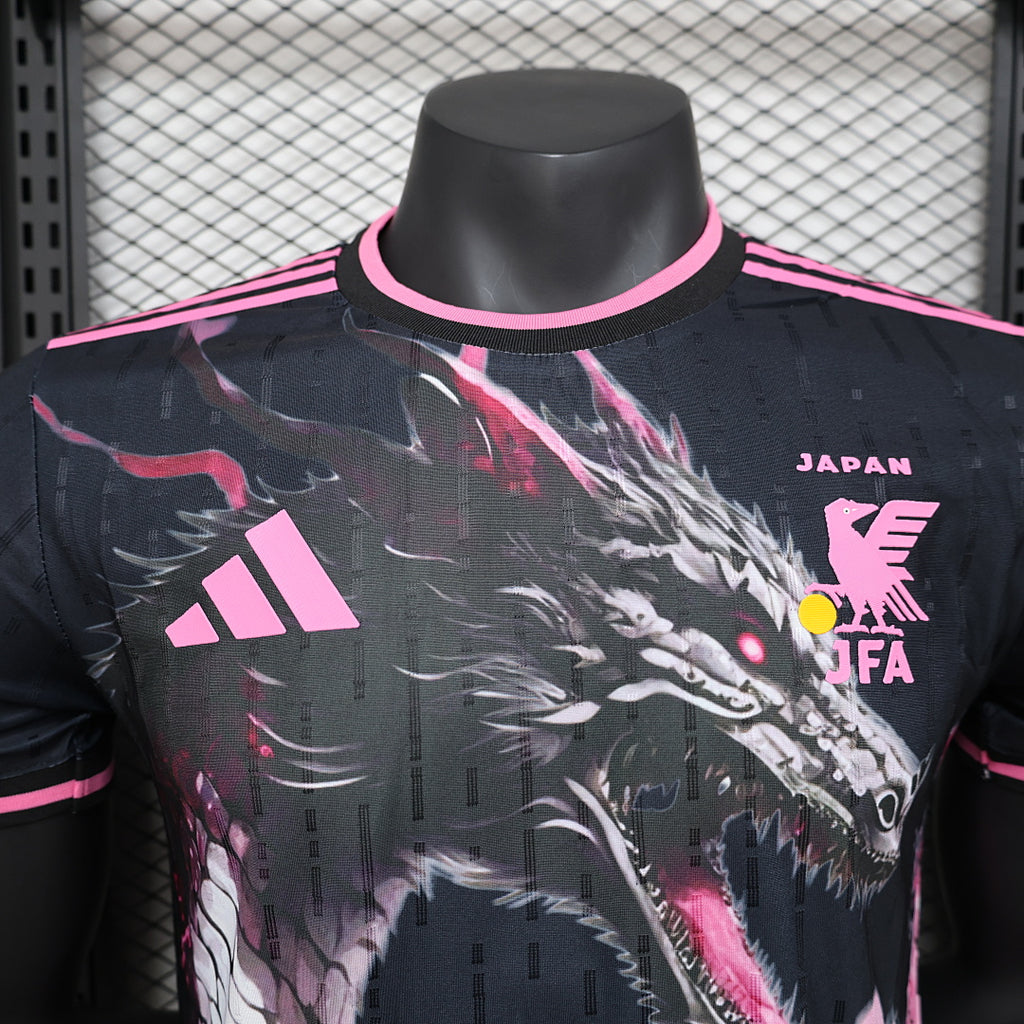 Camiseta Japón Roja y Negra Edición Especial 2024 Versión Jugador III - espalda