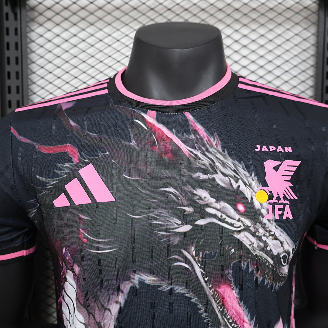 Camiseta Japón Roja y Negra Edición Especial 2024 Versión Jugador III - espalda