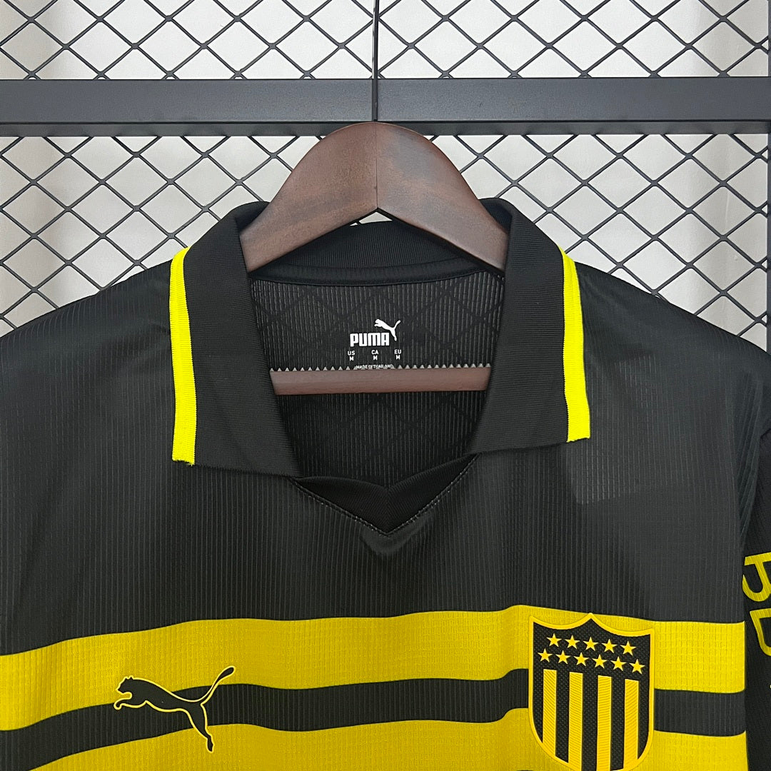 Camiseta Peñarol Negra 2024/25 - espalda