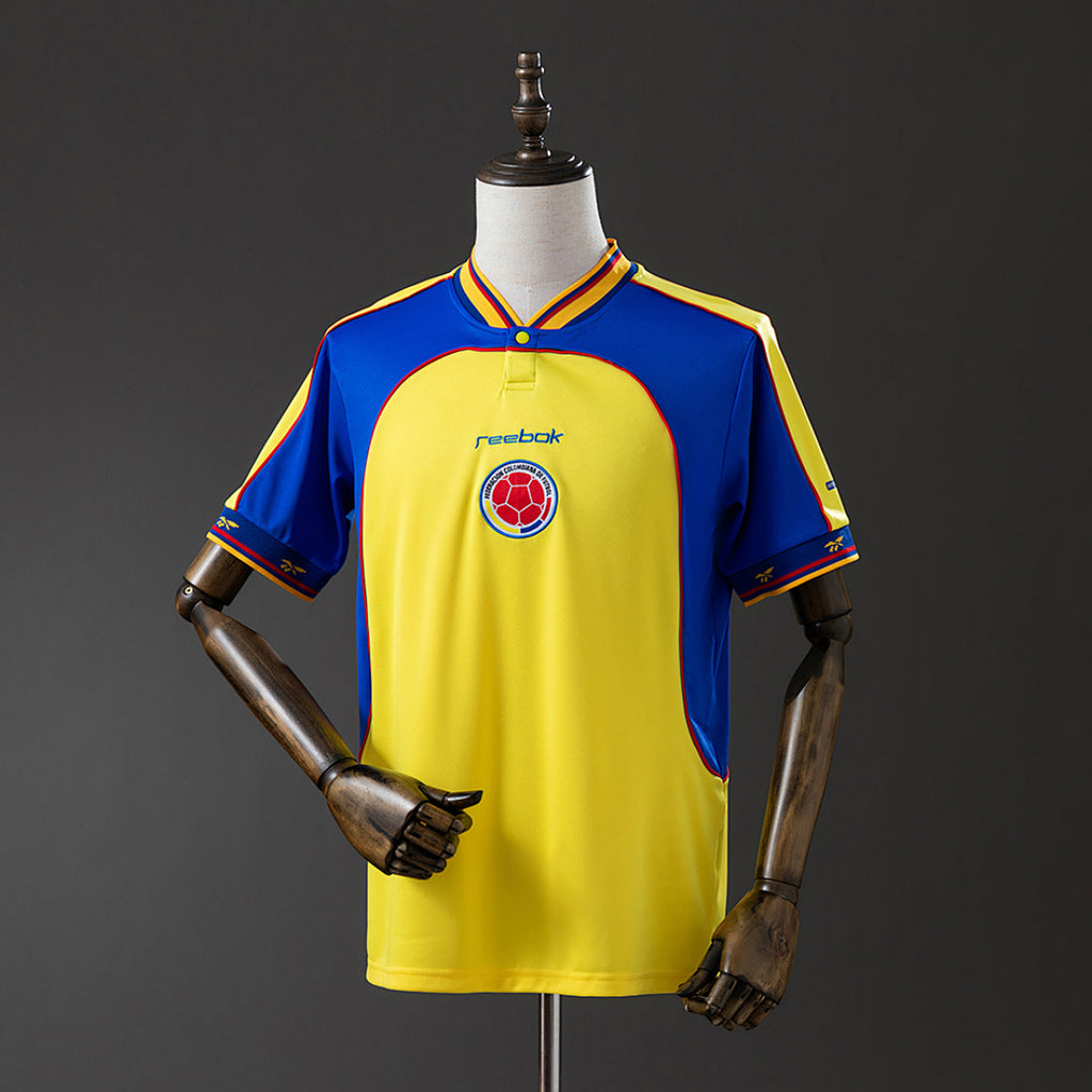 Camiseta Retro Colombia Local 01/02 - frente