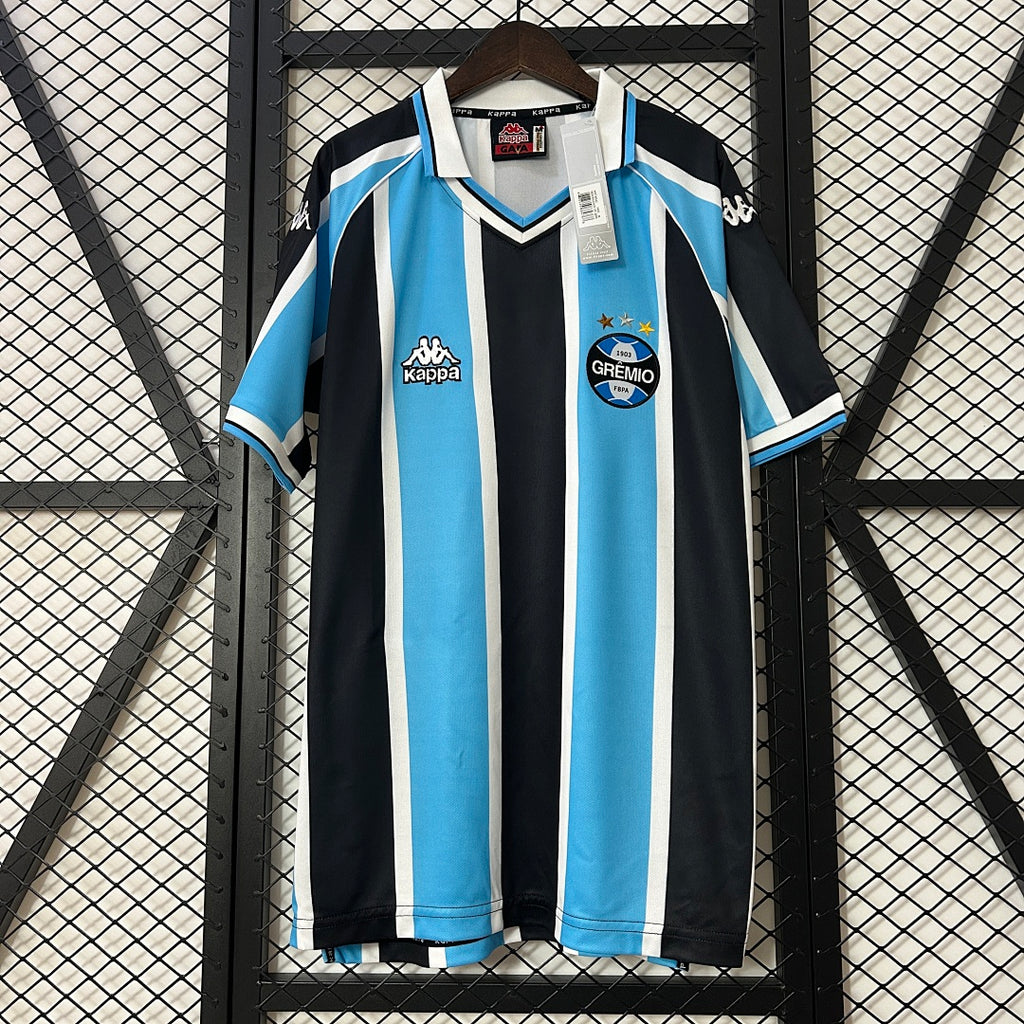 Camiseta Retro Grêmio Local 00/01 - frente