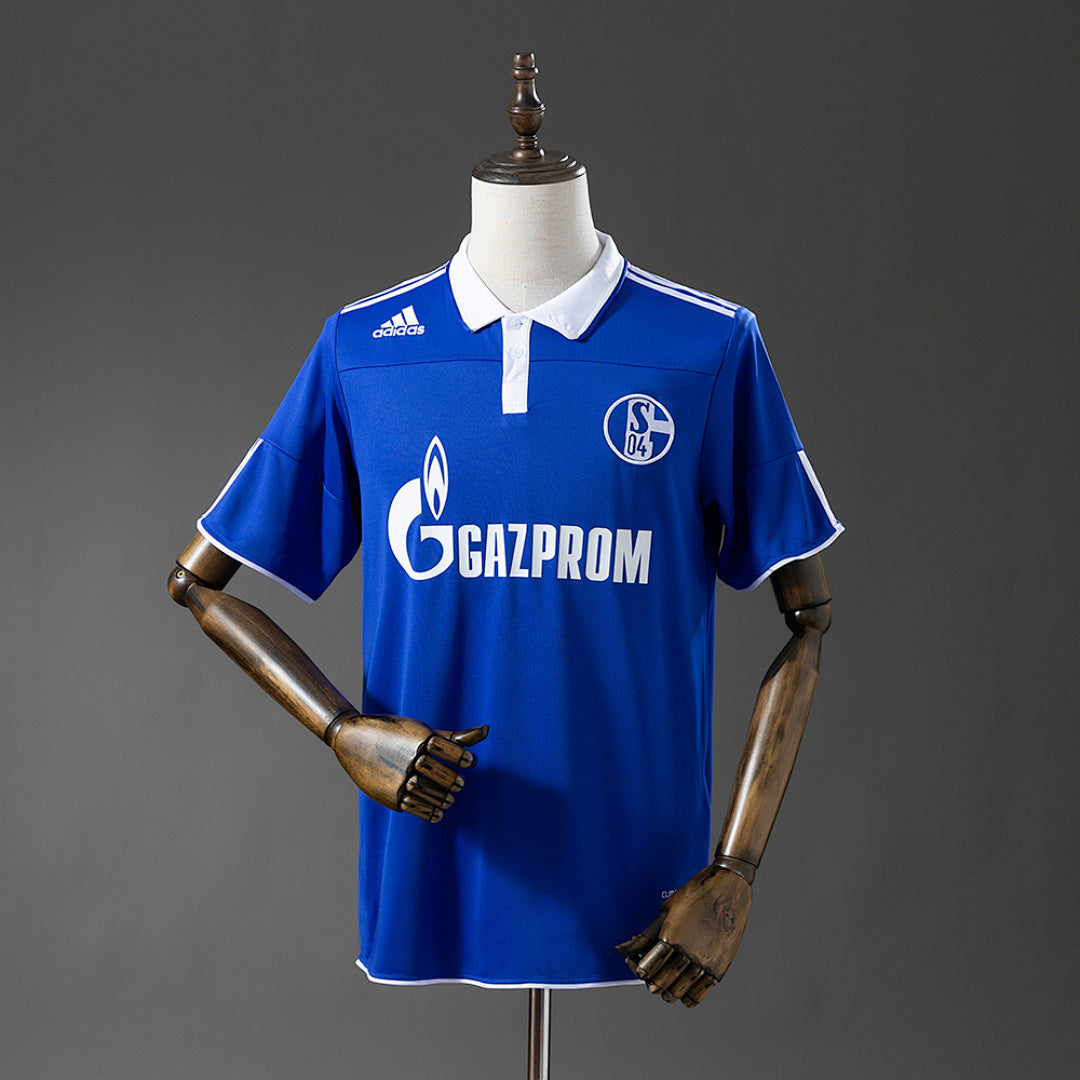 Camiseta Retro Schalke 04 Local 10/11 - frente
