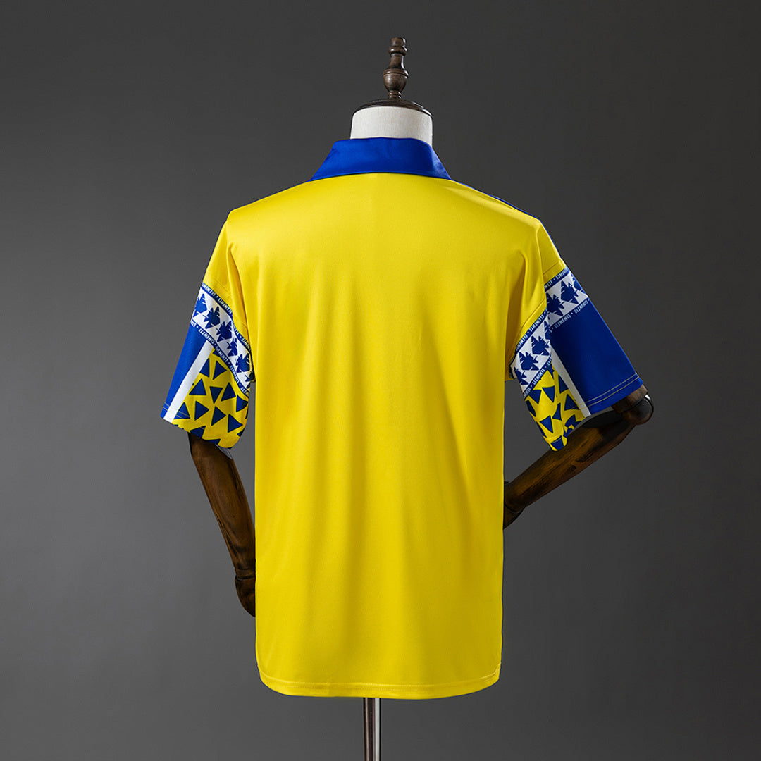 Camiseta Retro Cádiz CF Local Amarilla y Gris 91/92 - espalda