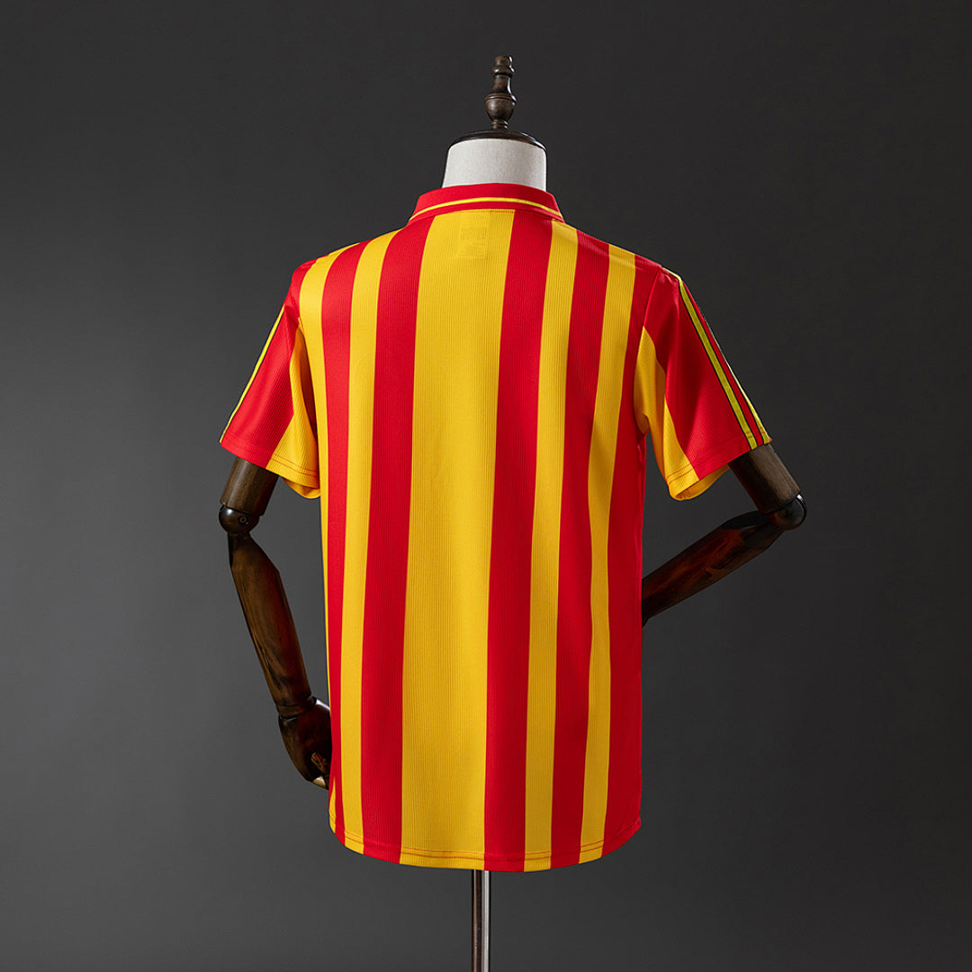 Camiseta Retro Galatasaray Local Burdeos y Negra 99/00 - espalda