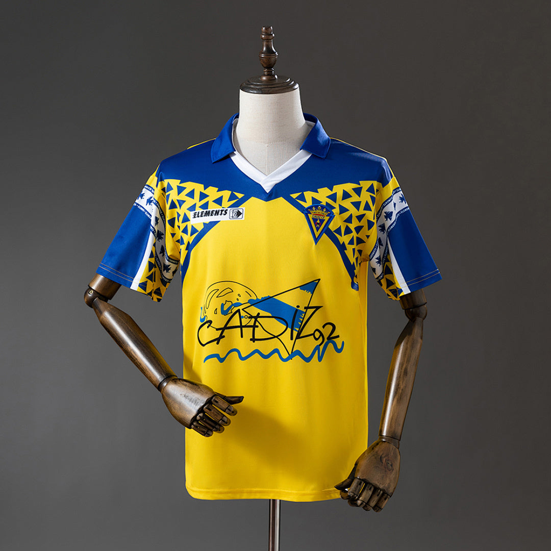 Camiseta Retro Cádiz CF Local Gris 91/92 - frente