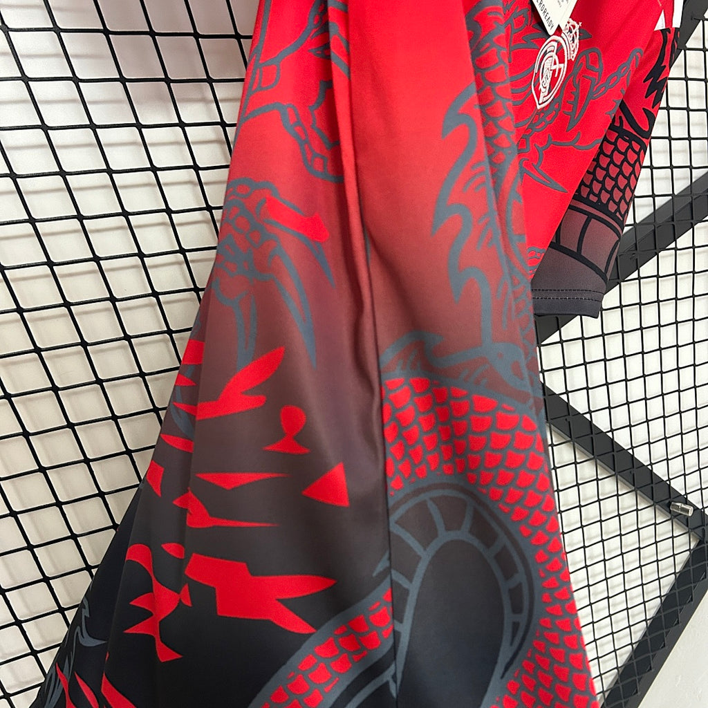 Camiseta Real Madrid Roja 2024/25 - espalda