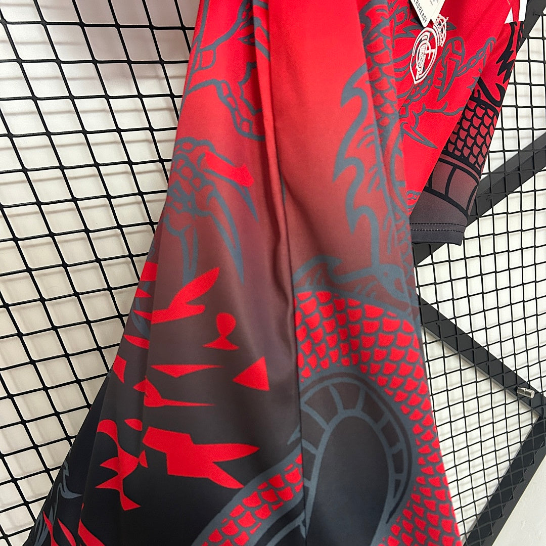 Camiseta Real Madrid Roja 2024/25 - espalda