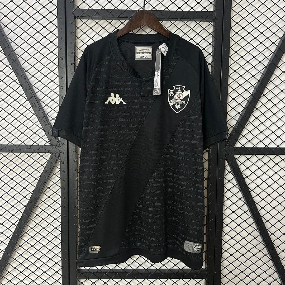 Camiseta Vasco da Gama Negra 2024/25 - frente