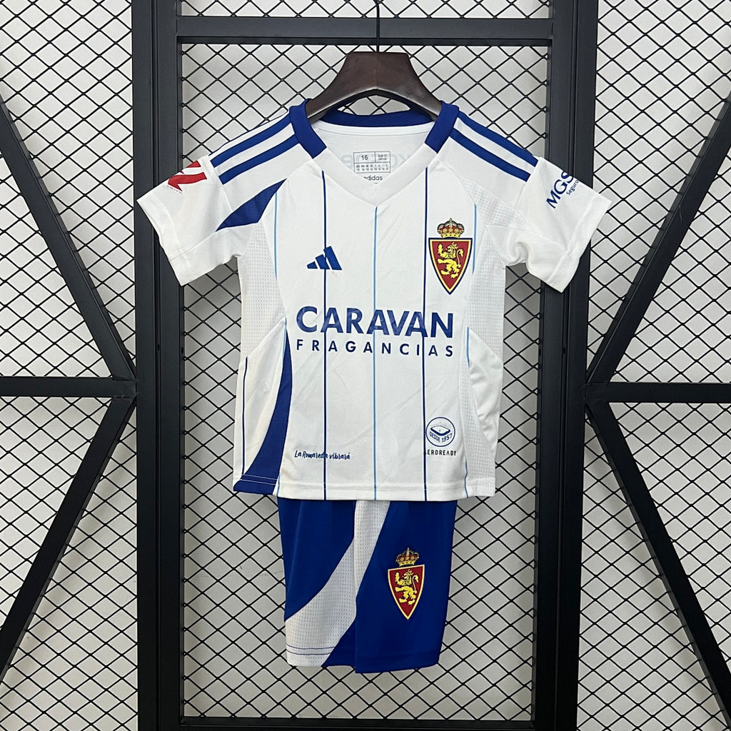 Conjunto Niños Real Zaragoza Local 2024/25 - frente