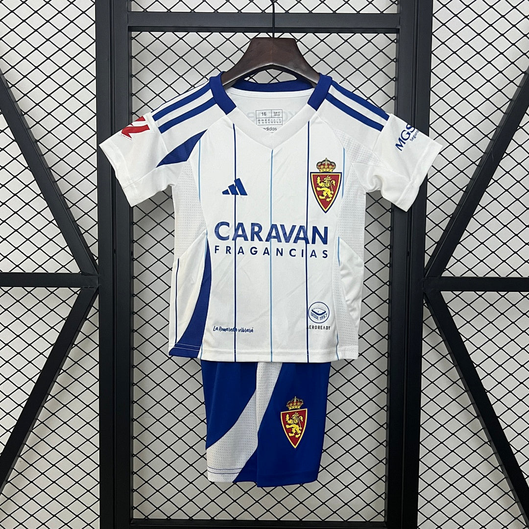 Conjunto Niños Real Zaragoza Local 2024/25 - frente