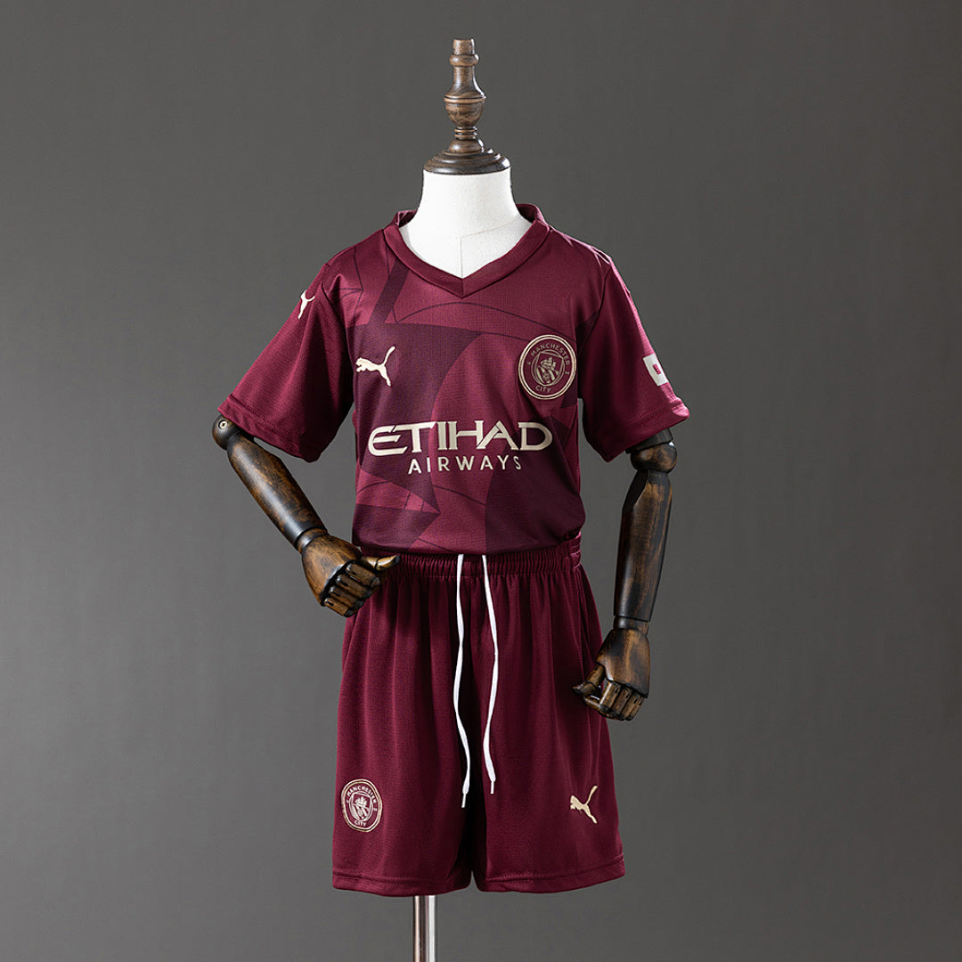 Conjunto Niños Manchester City Tercera 2024/25 - frente