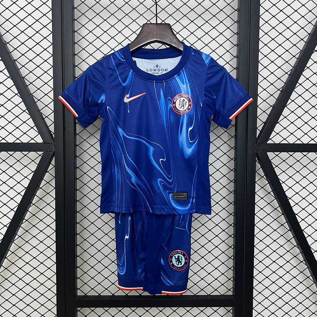 Conjunto Niños Chelsea Local 2024/25 - frente