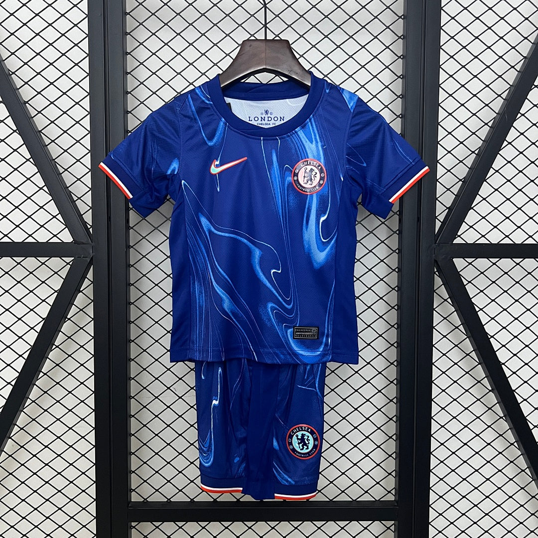 Conjunto Niños Chelsea Local 2024/25 - frente