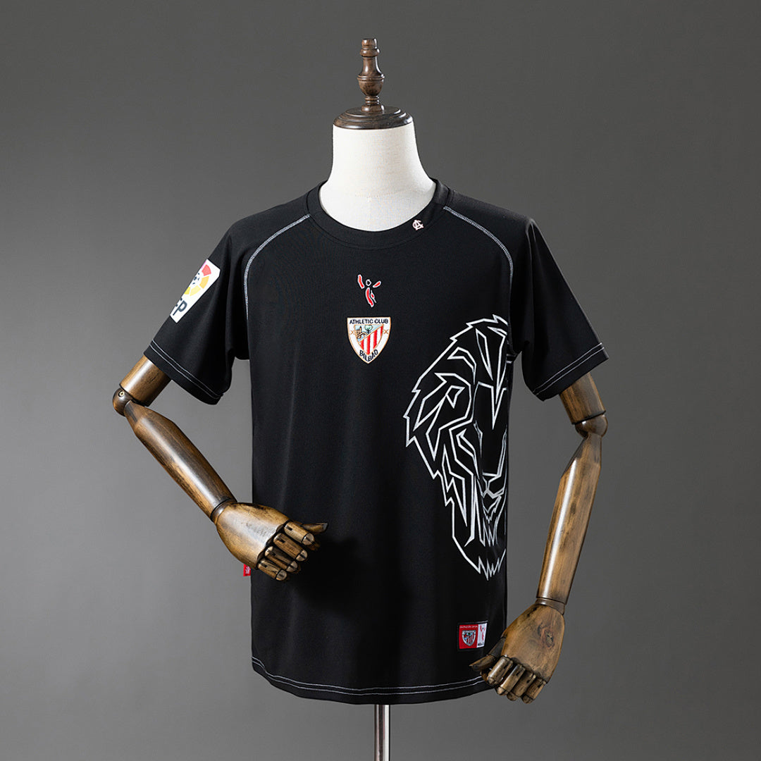 Camiseta Retro Athletic Bilbao Negra 05/08 - frente