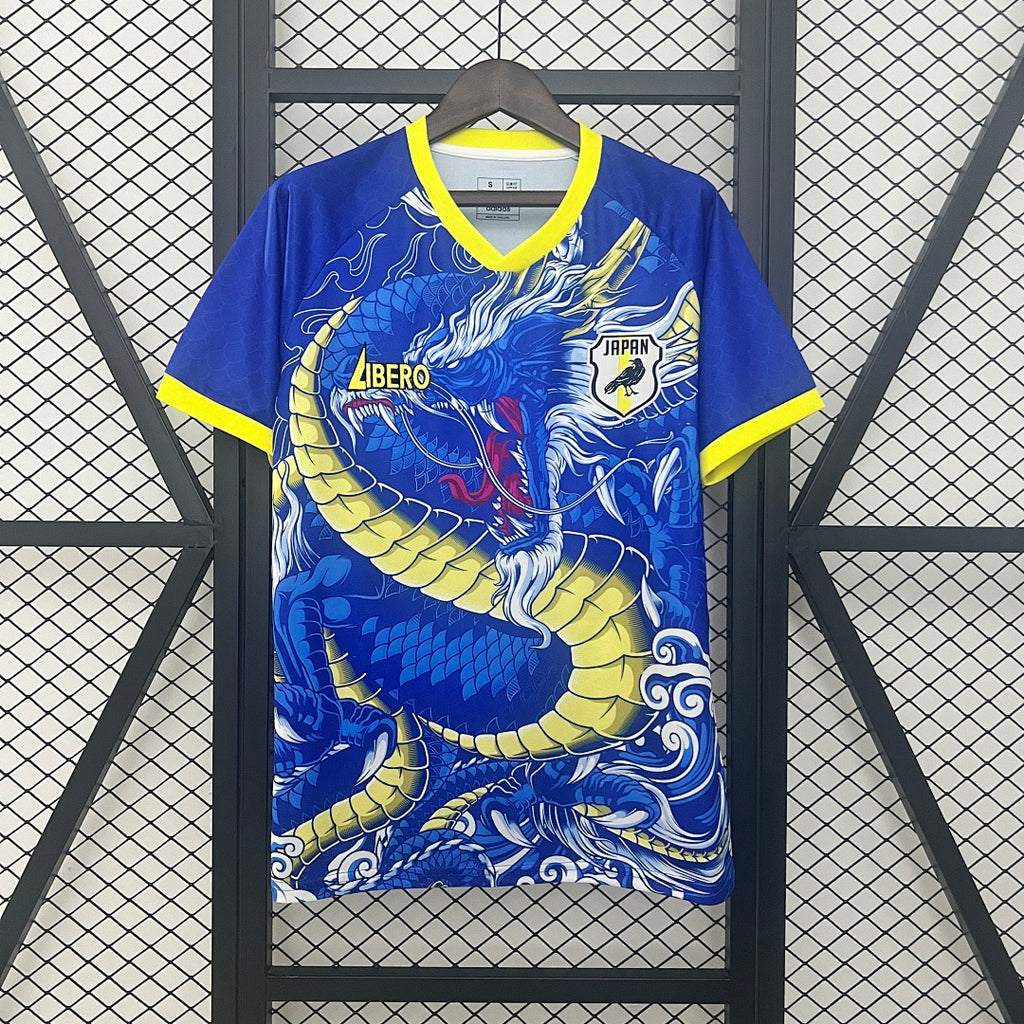 Camiseta Japón Azul y Azul Marino Edición Especial 2024 - frente