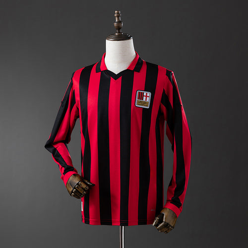 Camiseta AC Milan Roja 125º Aniversario Manga Larga 2024/25 - frente