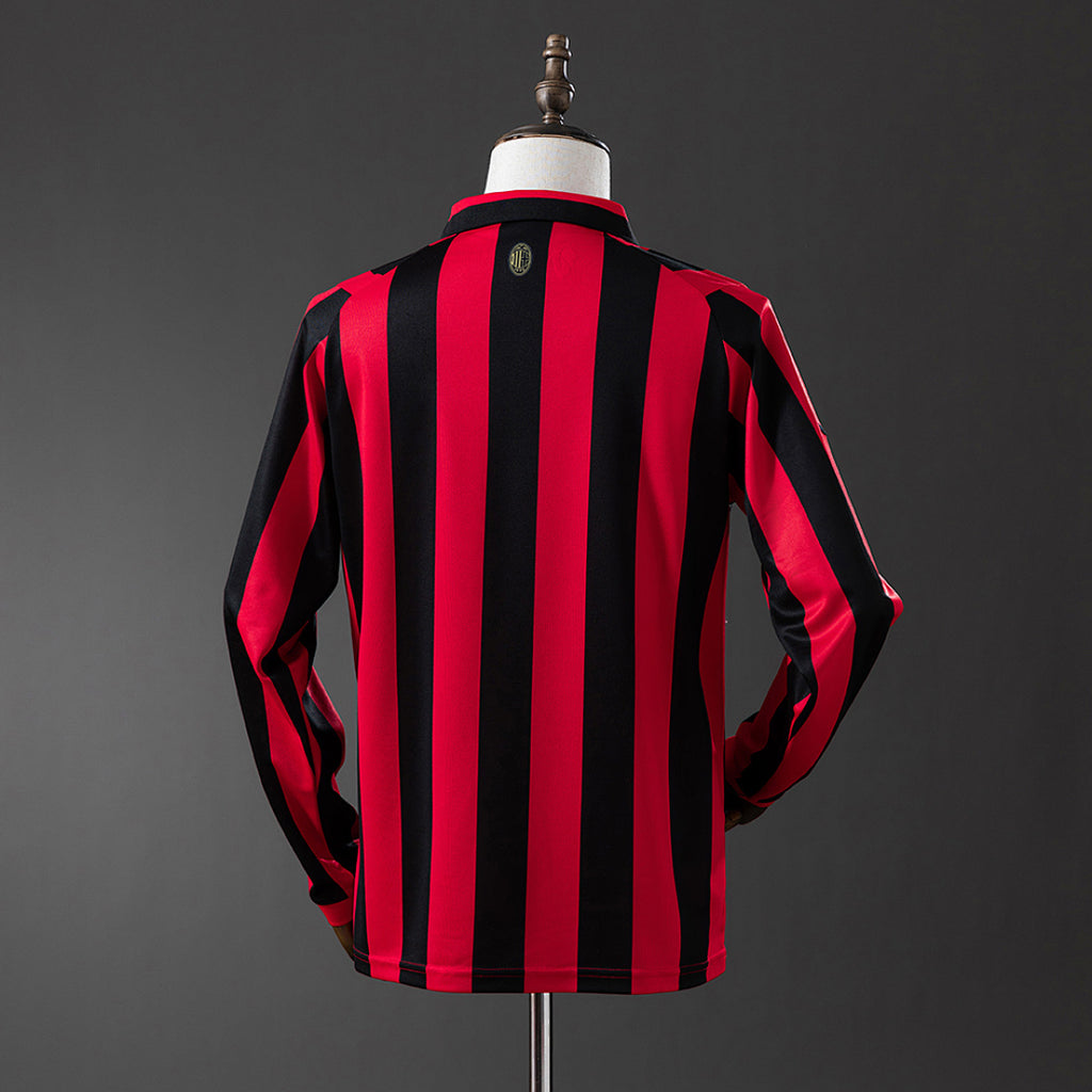 Camiseta AC Milan Roja 125º Aniversario Manga Larga 2024/25 - espalda