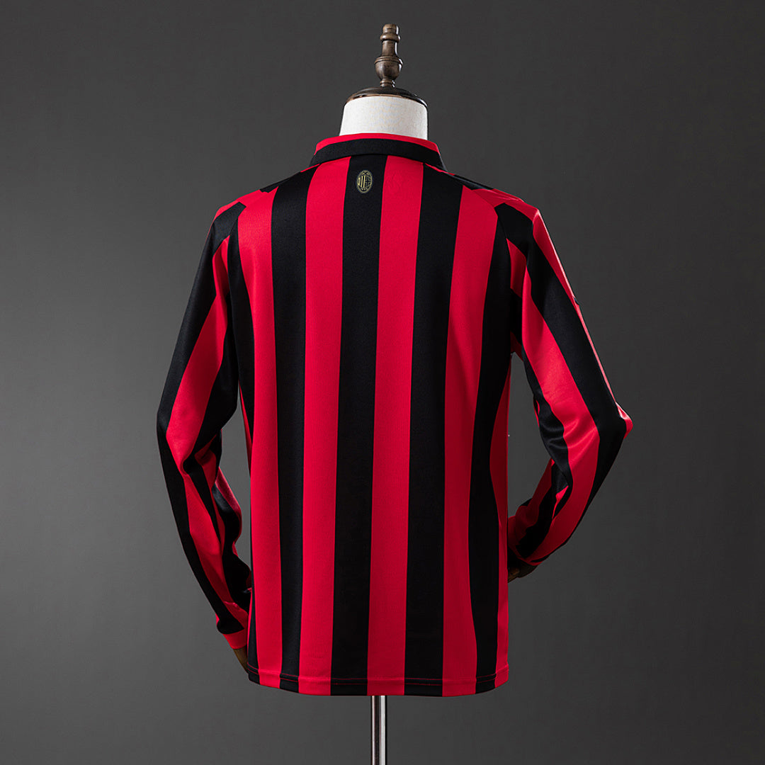 Camiseta AC Milan Roja 125º Aniversario Manga Larga 2024/25 - espalda