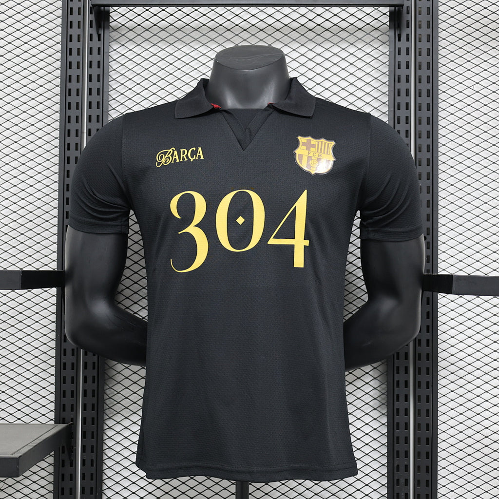 Camiseta FC Barcelona Gris y Amarilla Edición Especial 2024/25 Versión Jugador - frente