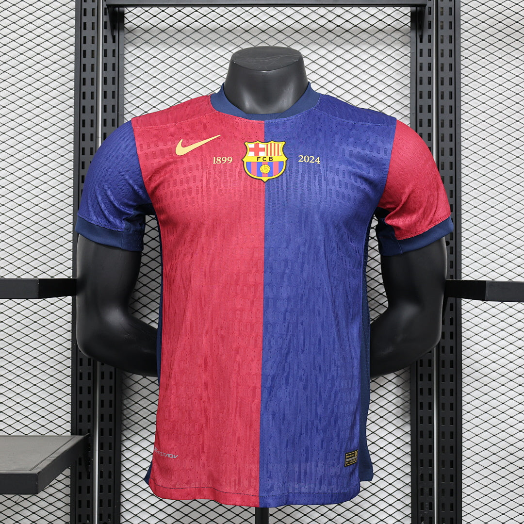 Camiseta FC Barcelona Roja y Azul Edición Especial 2024/25 Versión Jugador - frente