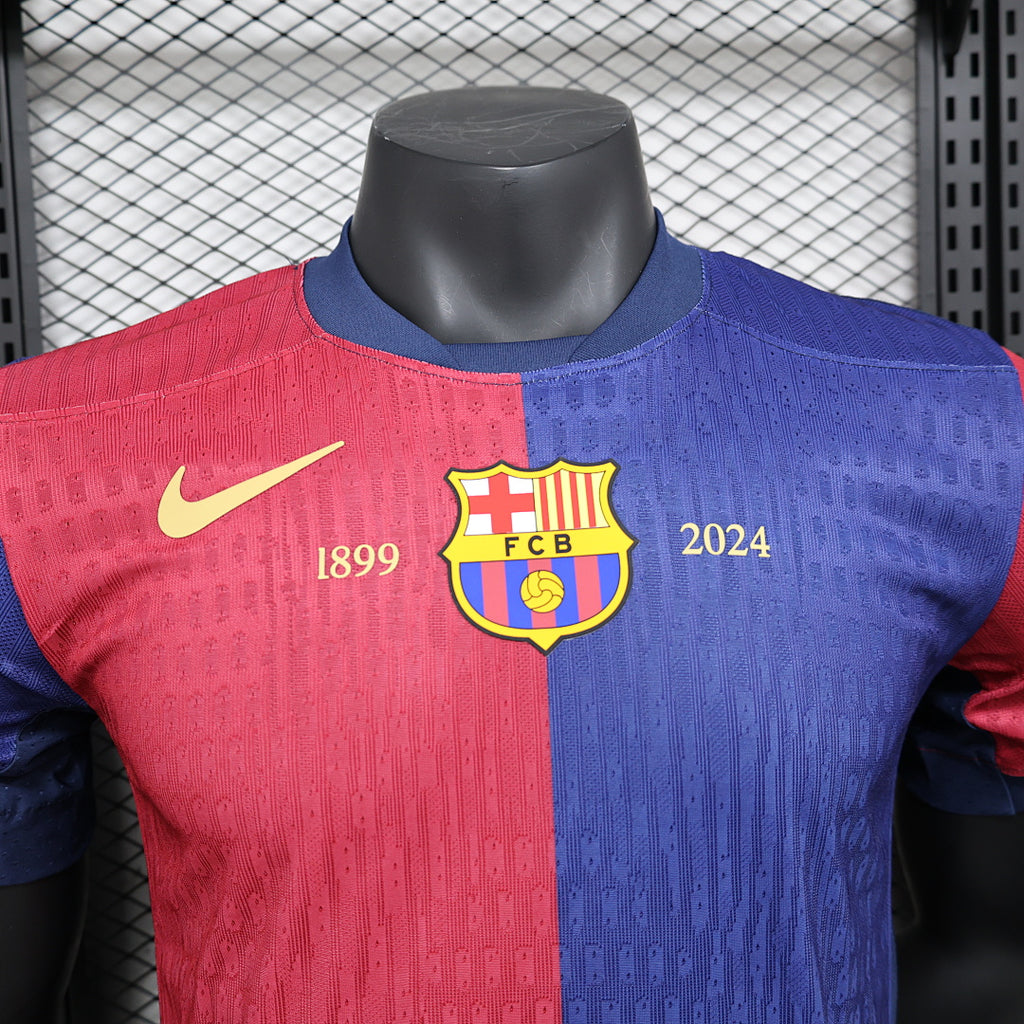 Camiseta FC Barcelona Roja y Azul Edición Especial 2024/25 Versión Jugador - espalda