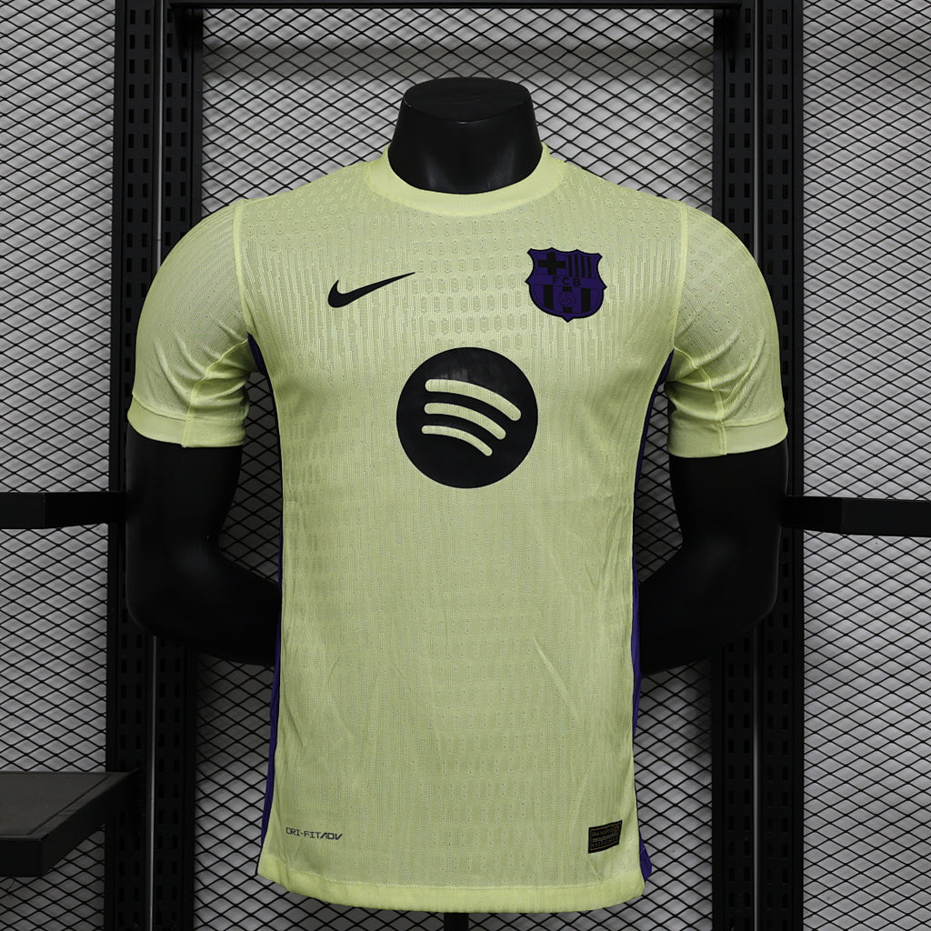 Camiseta FC Barcelona Verde y Negra Edición Especial 2024/25 Versión Jugador - frente