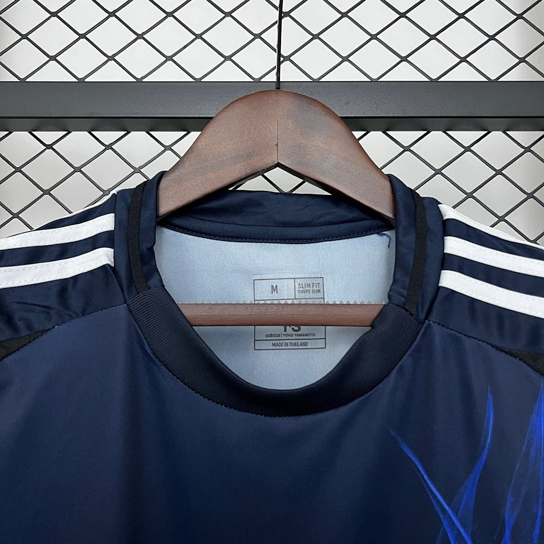 Camiseta Japón Azul y Azul Marino Edición Especial 2024 V - espalda