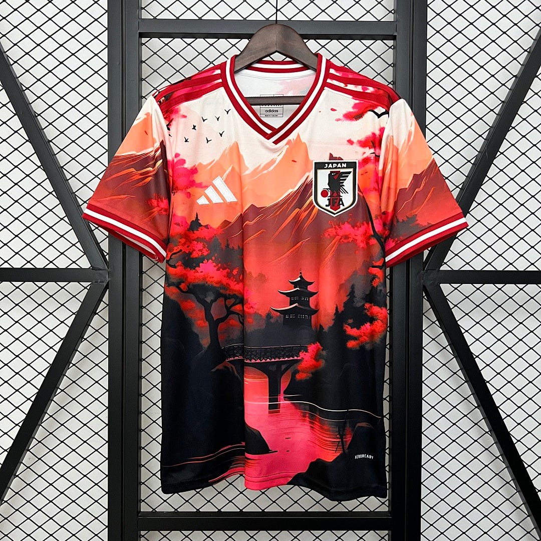 Camiseta Japón Negra y Roja Edición Especial 2024 II - frente