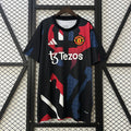 Camiseta Manchester United Negra y Azul Marino Edición Especial 2024/25 - frente