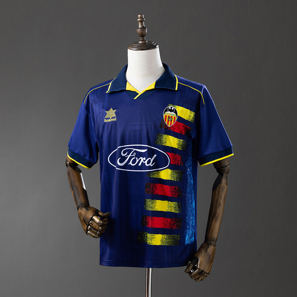 Camiseta Retro Valencia CF Visita 96/97 - frente