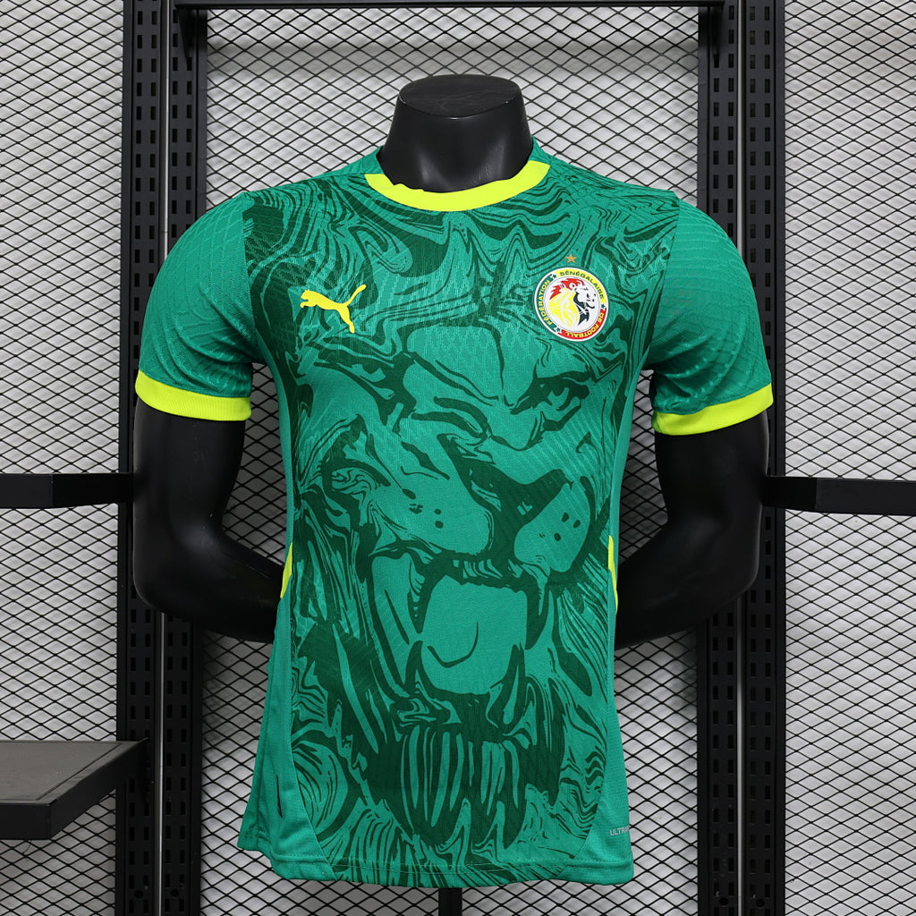 Camiseta Senegal Verde 2025 Versión Jugador - frente