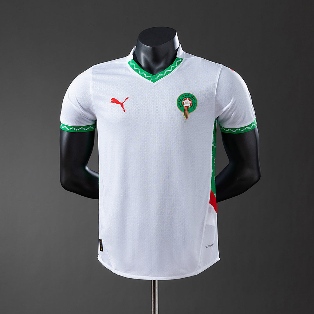 Camiseta Marruecos Visita 2025 Versión Jugador - frente