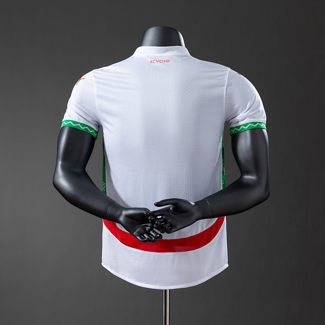 Camiseta Marruecos Visita 2025 Versión Jugador - espalda