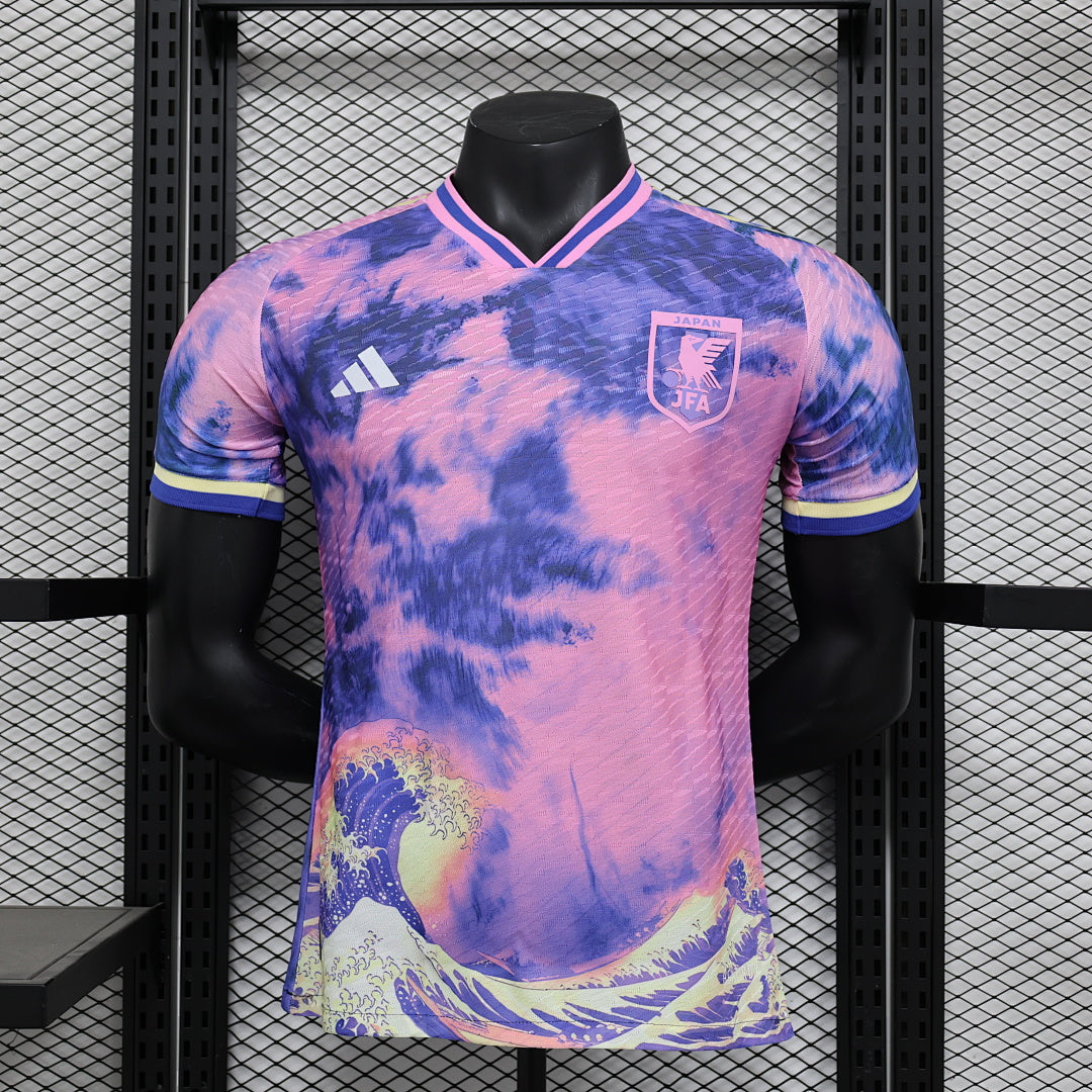 Camiseta Japón Rosada y Morada Edición Especial 2025 Versión Jugador - frente