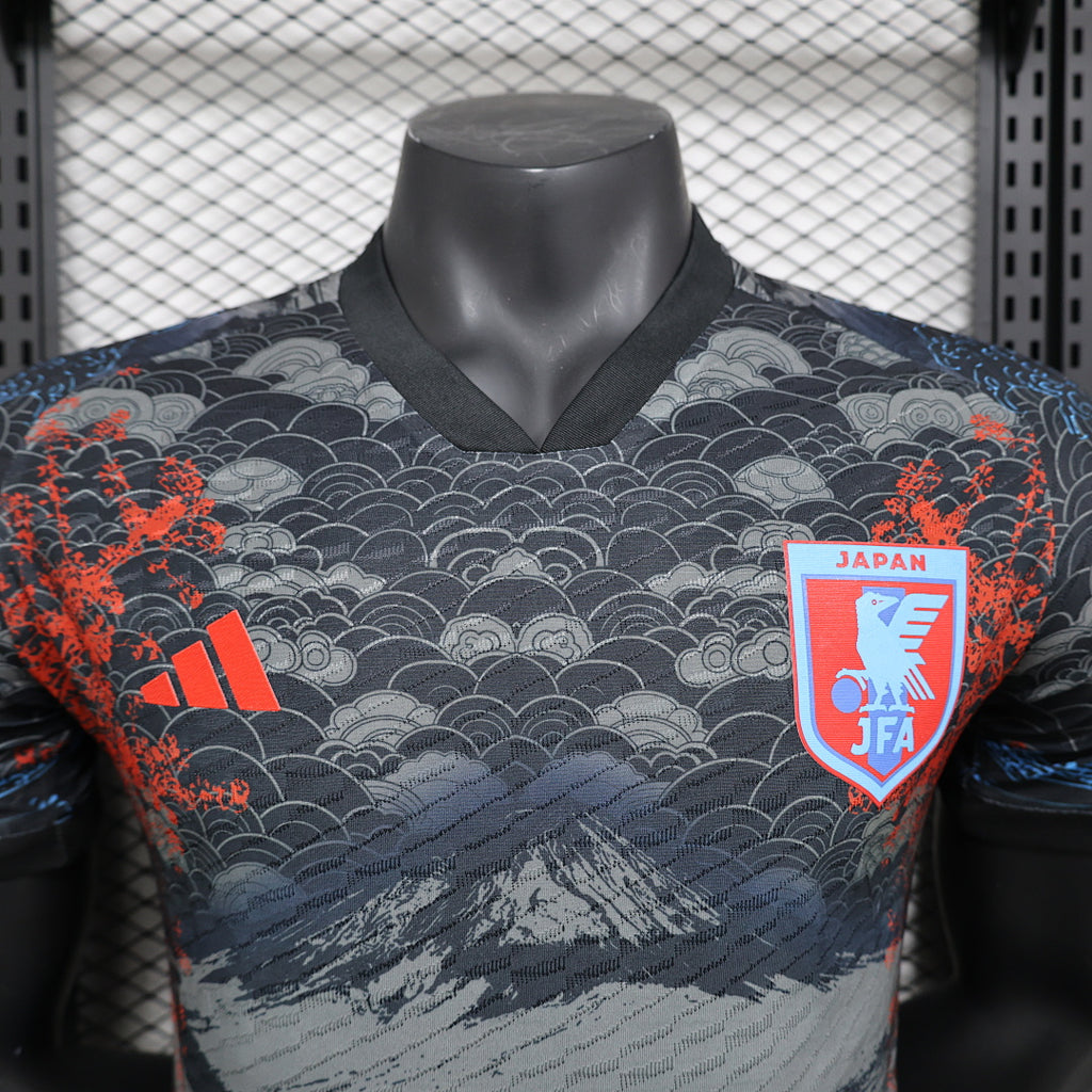 Camiseta Japón Azul y Gris Edición Especial 2025 Versión Jugador - espalda